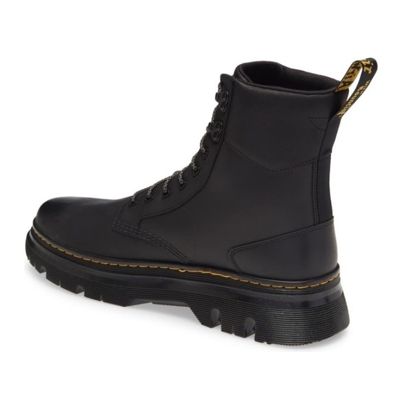 NIB Dr. Martens Tarik Wyoming lace up black leather boot Mens:8 Womens:9 EU 41 main image 5